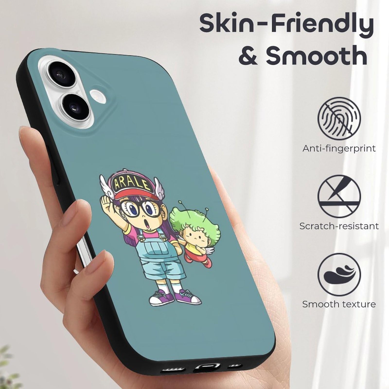 Amazon.co.jp: Drスランプ アラレちゃん iPhone 16 ケース 耐衝撃